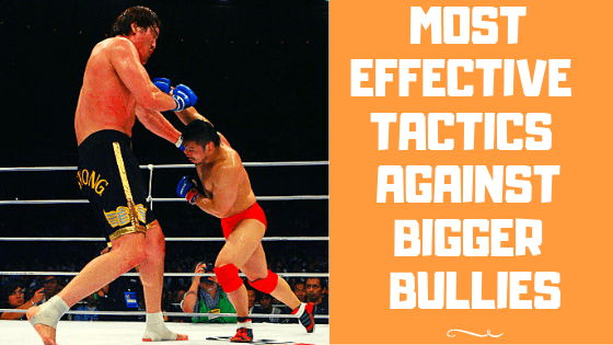 most effective martial arts tactics against bigger bullies