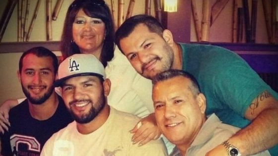 Rare Photos Of Dominick Reyes With His Parents & Brothers