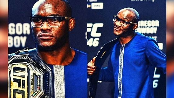 Best Photos Of Kamaru Usman Wearing African Outfit